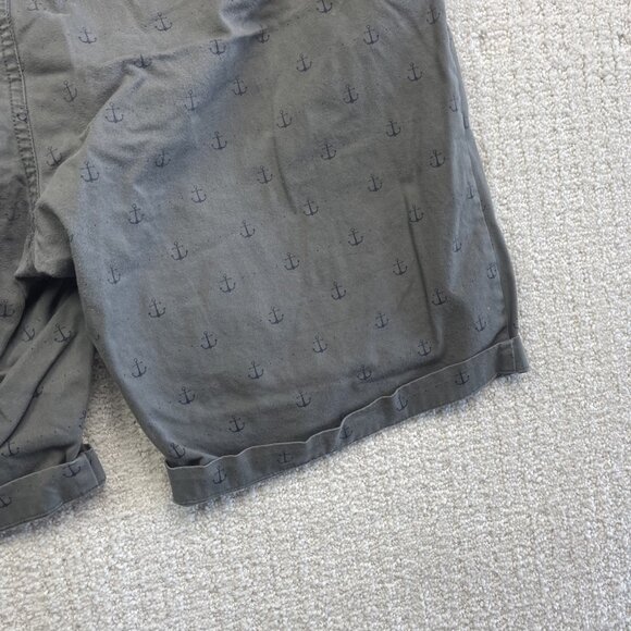 Hudson And Barrow NYC Shorts Mens 34 Grey Chino Golf Golfer Beach Ankers AOP Rea - Picture 13 of 16